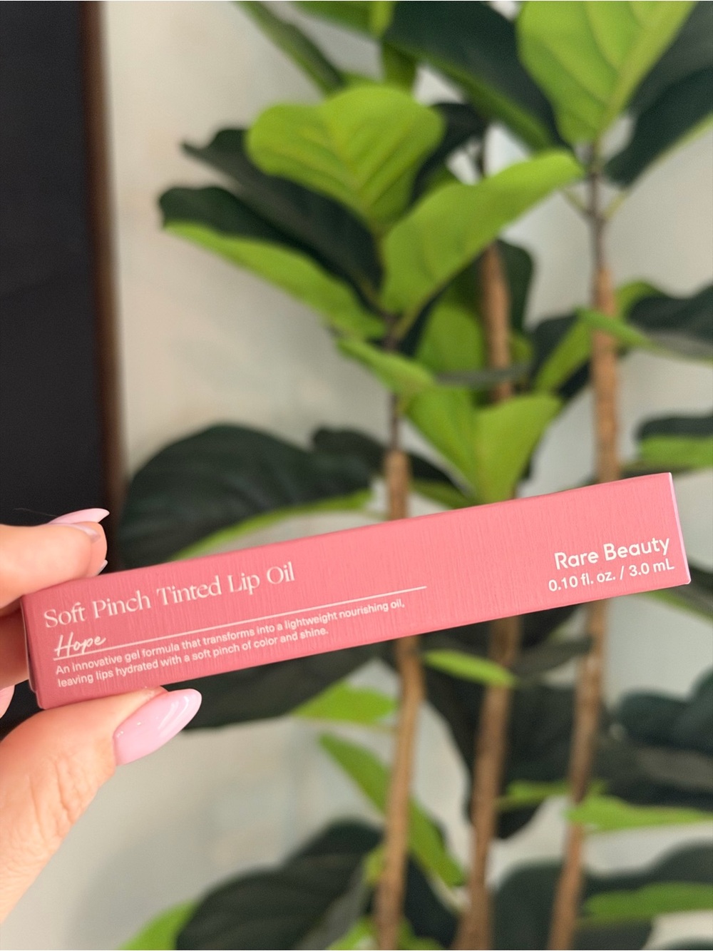 Rare Beauty Soft Pinch Tinted Lip Oil — Hope (Pink Box)